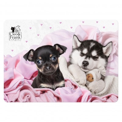 Derfrom Подложка за бюро ламинирана Cleo & Frank 38, кучета, 96558, за момиче, многоцветна 96558 Derfrom Подложка за бюро ламинирана Cleo & Frank 38, кучета, 96558, за момиче, многоцветна 96558