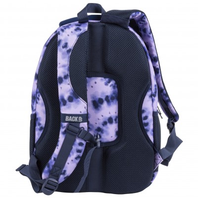 BackUp Ергономична Ученическа раница Purple spirals, 89130, 4 отделения, лилава, момиче 89130 BackUp Ергономична Ученическа раница Purple spirals, 89130, 4 отделения, лилава, момиче 89130