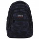 BackUp Ергономична Ученическа раница Black Camouflage, 83213, 4 отделения, универсална 83213 BackUp Ергономична Ученическа раница Black Camouflage, 83213, 4 отделения, универсална 83213