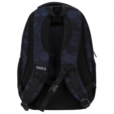 BackUp Ергономична Ученическа раница Black Camouflage, 83213, 4 отделения, универсална 83213 BackUp Ергономична Ученическа раница Black Camouflage, 83213, 4 отделения, универсална 83213