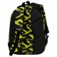 BackUP Ученическа раница Neon, 101382, 6 X 54, черно и жълто 101382 BackUP Ученическа раница Neon, 101382, 6 X 54, черно и жълто 101382
