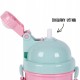 Paso Бутилка за вода BALLERINA, Балерина, PP22AC-3021, 0.5л. за момиче, сиво и розово PP22AC-3021