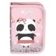 Paso Несесер с 1 цип PANDA, празен, PP22AD-001BW, розов, за момиче PP22AD-001BW Paso Несесер с 1 цип PANDA, празен, PP22AD-001BW, розов, за момиче PP22AD-001BW