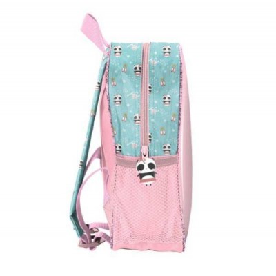 Paso Детска раница PANDA , PP22AD-303, зелено и  розово, за момиче PP22AD-303