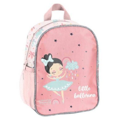 Paso Детска раница BALLERINA, PP22BC-303,  с еднорог, розово и сиво, за момиче PP22BC-303