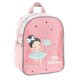 Paso Детска раница BALLERINA, PP22BC-303,  с еднорог, розово и сиво, за момиче PP22BC-303