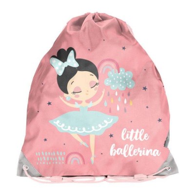 Paso Мешка BALLERINA, PP22BC-712, в сиво и розово, за момиче PP22BC-712 Paso Мешка BALLERINA, PP22BC-712, в сиво и розово, за момиче PP22BC-712