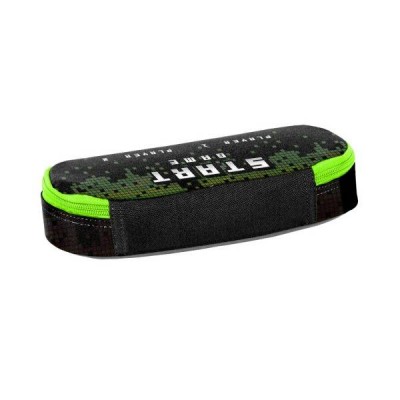 PASO Ученически несесер овален, Start Game, PP22CR-013, празен, в зелено, за момче PP22CR-013 PASO Ученически несесер овален, Start Game, PP22CR-013, празен, в зелено, за момче PP22CR-013