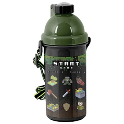 Paso Бутилка за вода Start Game, PP22CR-3021, 0.5л. за момче, в зелено PP22CR-3021