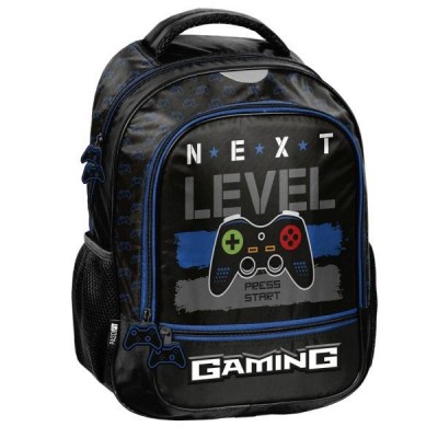 Paso Ученическа анатомична раница 2 отделения, GAMING Next Level. PP22GA-260, за момче PP22GA-260 Paso Ученическа анатомична раница 2 отделения, GAMING Next Level. PP22GA-260, за момче PP22GA-260
