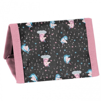 Paso Детско портмоне UNICORN BLACK, PP22UN-002, за момиче PP22UN-002