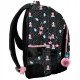 Paso Ученическа ергономична раница UNICORN BLACK, 3 отделения PP22UN-2706 за момиче PP22UN-2706