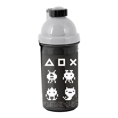 Paso Бутилка за вода PLAY, PP23GE-3021, 0.5л. за момче, в черно, сиво и бяло PP23GE-3021 Paso Бутилка за вода PLAY, PP23GE-3021, 0.5л. за момче, в черно, сиво и бяло PP23GE-3021