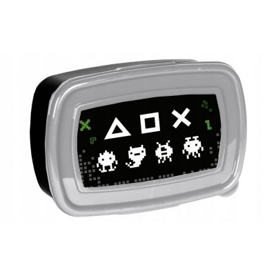Paso Кутия за храна PLAY. PP23GE-3022, 750мл, за момче, в черно, сиво и бяло PP23GE-3022