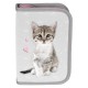Paso Несесер с 1 цип CAT, коте , Пълен, PP23KC-P001, момиче, сив PP23KC-P001