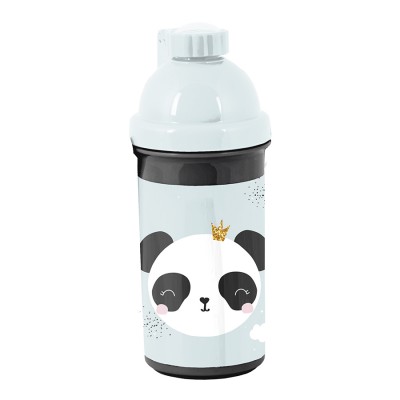 Paso Бутилка за вода с дръжка Blue Panda, Панда, PP23PQ-3021, 0.5л. , за момиче PP23PQ-3021 Paso Бутилка за вода с дръжка Blue Panda, Панда, PP23PQ-3021, 0.5л. , за момиче PP23PQ-3021