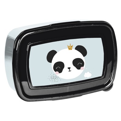 Paso Кутия за храна Blue Panda, PP23PQ-3022, 750мл, момиче, черно и зелено PP23PQ-3022