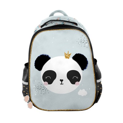 Paso Ученическа ергономична раница Blue Panda, твърдо лице, PP23PQ-565, за момиче PP23PQ-565 Paso Ученическа ергономична раница Blue Panda, твърдо лице, PP23PQ-565, за момиче PP23PQ-565