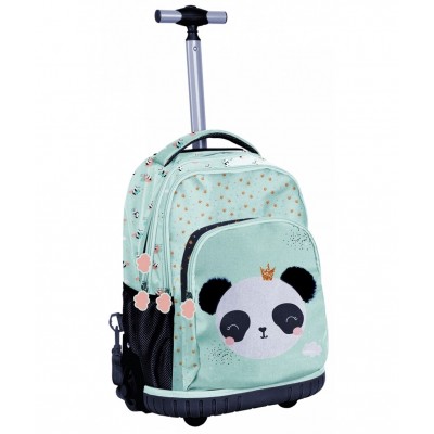Paso Ученическа ергономична раница Blue Panda, твърдо лице, PP23PQ-671, за момиче PP23PQ-671 Paso Ученическа ергономична раница Blue Panda, твърдо лице, PP23PQ-671, за момиче PP23PQ-671