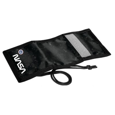 Paso Портмоне с връзка NASA, PP23SA-002, за момче, черно PP23SA-002 Paso Портмоне с връзка NASA, PP23SA-002, за момче, черно PP23SA-002