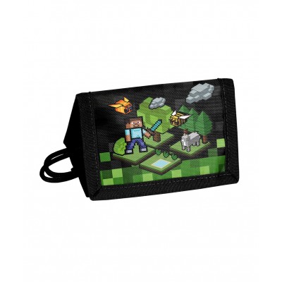 Paso Портмоне с връзка Gamer, PP23XL-002, за момче, черно и зелено PP23XL-002 Paso Портмоне с връзка Gamer, PP23XL-002, за момче, черно и зелено PP23XL-002
