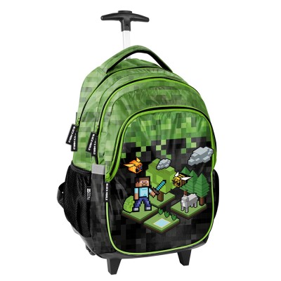 Paso Ученическа раница с колелa Gamer, 3 отделения PP23XL-997, за момче, черно и зелено PP23XL-997 Paso Ученическа раница с колелa Gamer, 3 отделения PP23XL-997, за момче, черно и зелено PP23XL-997