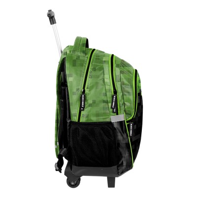 Paso Ученическа раница с колелa Gamer, 3 отделения PP23XL-997, за момче, черно и зелено PP23XL-997 Paso Ученическа раница с колелa Gamer, 3 отделения PP23XL-997, за момче, черно и зелено PP23XL-997