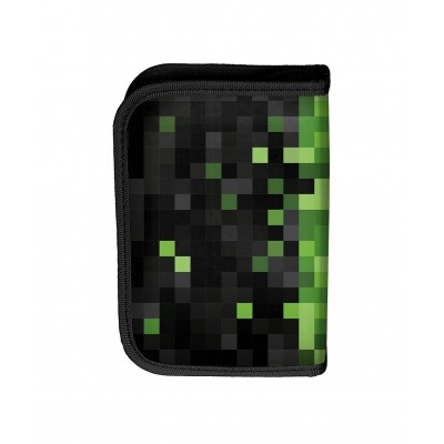 Paso Ученически несесер с 1 цип Gamer, пълен, PP23XL-P001, за момче, черно и зелено PP23XL-P001 Paso Ученически несесер с 1 цип Gamer, пълен, PP23XL-P001, за момче, черно и зелено PP23XL-P001