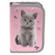 Paso Несесер с 1 цип CAT, коте , PP22BC-001, момиче, розово и сиво PP24CT-P001 Paso Несесер с 1 цип CAT, коте , PP22BC-001, момиче, розово и сиво PP24CT-P001