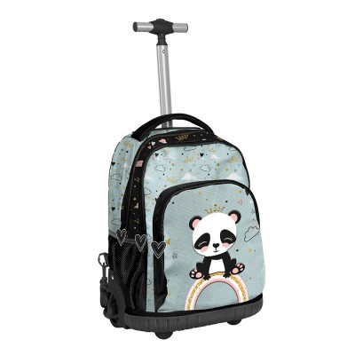 PASO раница с колела PANDA Rainbow, 2 отделения, PP24PN-671, черно и зелено PP24PN-671 PASO раница с колела PANDA Rainbow, 2 отделения, PP24PN-671, черно и зелено PP24PN-671