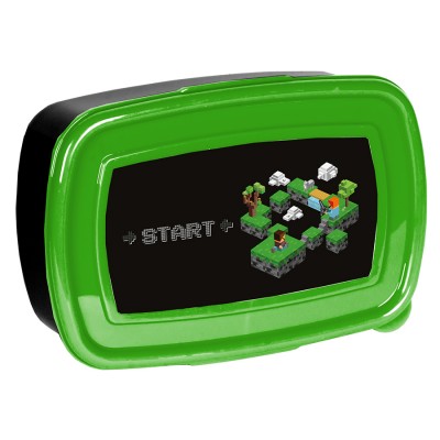 Paso Кутия за храна Game, PP24ST-3022, 750мл, момче, в черно и зелено PP24ST-3022