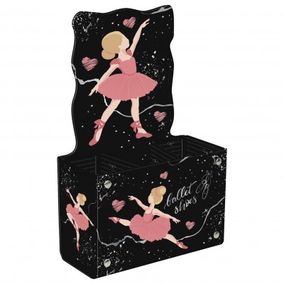 Derform, Моливиник за бюро BALLET 11 , / Балет /, 97074, момиче, черен, многоцветен. 97074 Derform, Моливиник за бюро BALLET 11 , / Балет /, 97074, момиче, черен, многоцветен. 97074