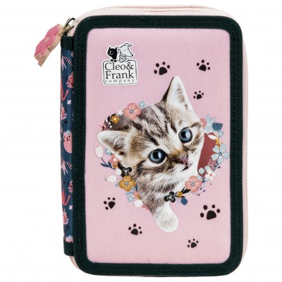 Derform Несесер CLEO & FRANK 41, коте, 95513, момиче, многоцветен. 95513