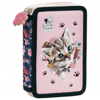 Derform Несесер CLEO & FRANK 41, коте, 95513, момиче, многоцветен. 95513