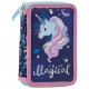 Derform Ученически несесер UNICORN 13, Еднорог, пълен, 87655, за момиче, многоцветен 87655 Derform Ученически несесер UNICORN 13, Еднорог, пълен, 87655, за момиче, многоцветен 87655