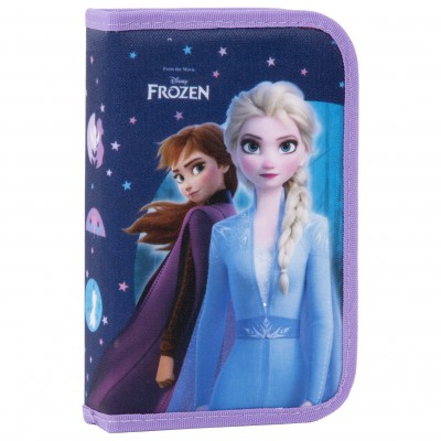 Derform Ученически несесер Frozen 31, Елза и Анна с 1 цип, пълен, 87785, многоцветен, момиче 87785 Derform Ученически несесер Frozen 31, Елза и Анна с 1 цип, пълен, 87785, многоцветен, момиче 87785