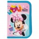 Derform Несесер MINNIE 28, Мини Маус 1 цип, пълен, 87792, розов, за момиче 87792