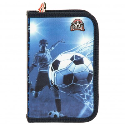 Derform Несесер с 1 цип FOOTBALL 19, ПЪЛЕН, 102853, момче, син 102853 Derform Несесер с 1 цип FOOTBALL 19, ПЪЛЕН, 102853, момче, син 102853
