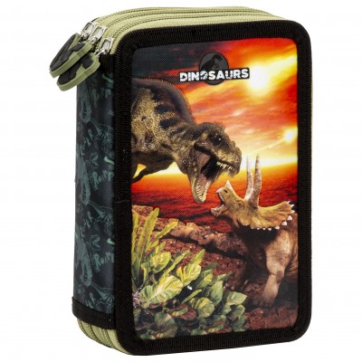Derform, Ученически Несесер DINOSAUR 18 / Динозавър /, 95704, момче, многоцветен. 95704 Derform, Ученически Несесер DINOSAUR 18 / Динозавър /, 95704, момче, многоцветен. 95704