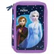 Derform Ученически несесер Frozen 31, Елза и Анна с 3 ципа, пълен, 87822, многоцветен, момиче 87822 Derform Ученически несесер Frozen 31, Елза и Анна с 3 ципа, пълен, 87822, многоцветен, момиче 87822