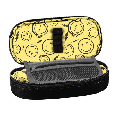 PASO Ученически несесер овален, SMILEY , SM24LG-013, празен, черно и жълто SM24LG-013 PASO Ученически несесер овален, SMILEY , SM24LG-013, празен, черно и жълто SM24LG-013