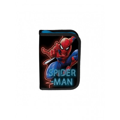 Paso Ученически несесер с 1 цип SPIDERMAN, празен, SP22CS-P001BW, момче, черен, многоцветен SP22CS-P001BW Paso Ученически несесер с 1 цип SPIDERMAN, празен, SP22CS-P001BW, момче, черен, многоцветен SP22CS-P001BW