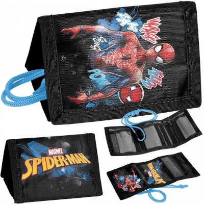 Paso Детско Портмоне,  SPIDERMAN / Спайдър - Мен /,  SP22LL-002, за момче, в черно SP22LL-002