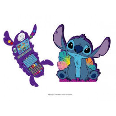 Disney Детски рисувателен комплект фигура, STITCH, LST0830, 26 части, син, многоцветен LST0830 Disney Детски рисувателен комплект фигура, STITCH, LST0830, 26 части, син, многоцветен LST0830