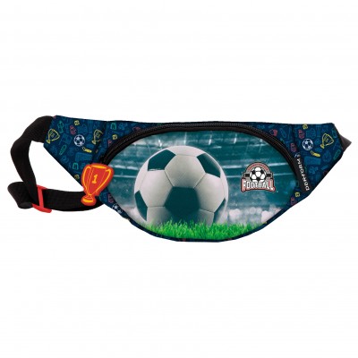 Derform, Чанта за кръст Football 18, Футбол, 96398 , момче, синя, многоцветна. 96398 Derform, Чанта за кръст Football 18, Футбол, 96398 , момче, синя, многоцветна. 96398