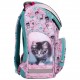 Derform Ученическа ергономична раница кутия Cleo & Frank 35, котета 88089, за момиче, многоцветна 88089 Derform Ученическа ергономична раница кутия Cleo & Frank 35, котета 88089, за момиче, многоцветна 88089