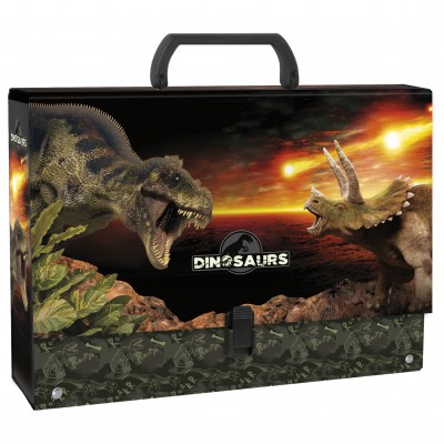 Derform Детско Куфарче- папка с дръжка 5 см , Dinosaur 18 / Динозавър /, 96640, момче, многоцветно. 96640 Derform Детско Куфарче- папка с дръжка 5 см , Dinosaur 18 / Динозавър /, 96640, момче, многоцветно. 96640