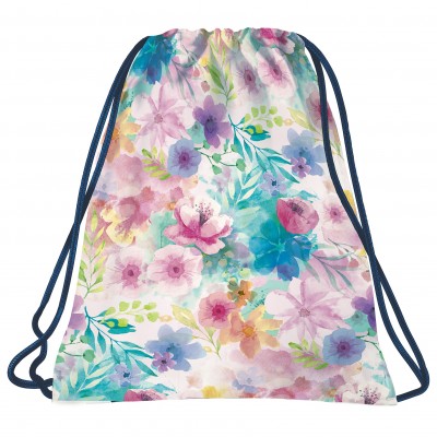 BackUp Мешка Flowers, А18, 83596, многоцветна, за момиче 83596 BackUp Мешка Flowers, А18, 83596, многоцветна, за момиче 83596