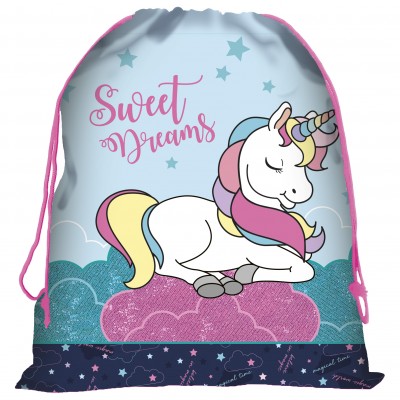 Мешка, спортна торба Derform UNICORN, Еднорог код 75447, многоцветна 75447 Мешка, спортна торба Derform UNICORN, Еднорог код 75447, многоцветна 75447