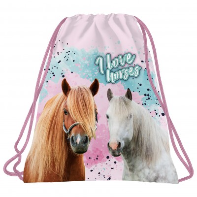 Derform Мешка Horses 23, Коне, 87372, за момиче, многоцветна 87372 Derform Мешка Horses 23, Коне, 87372, за момиче, многоцветна 87372